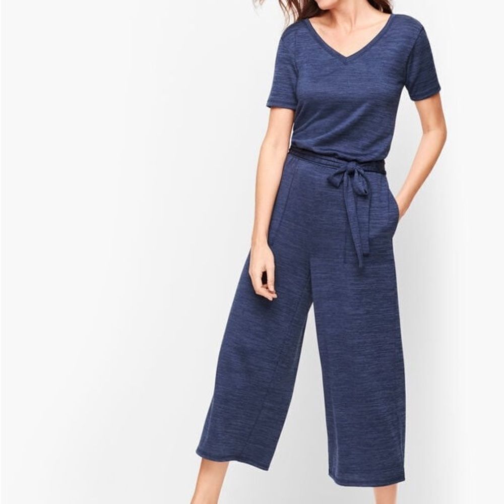 T By Talbots Marled Jersey Romper Size Large - image 1